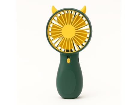 Ventoinha Portátil | Compacta, A Bateria, Usb, 2 Velocidades, Com Pega E Cabo Incluídos Diandi Sq2237 Verde