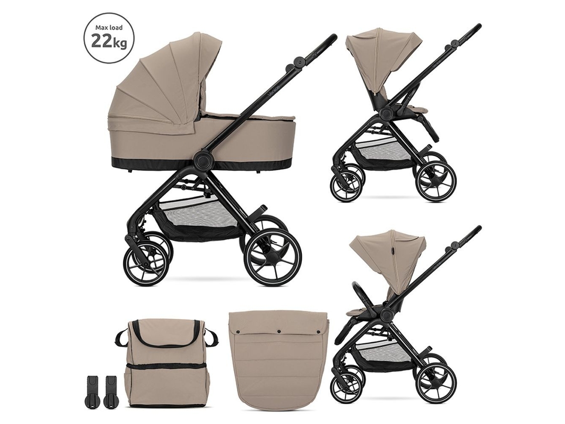 Carrinho De Bebê Lorelli Venice Duo Bege Até 22 Kg