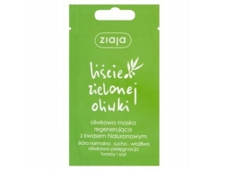 Máscara Facial Ziaja com Folhas de Oliveira Verde e Ácido Hialurônico Regenerador, 7 ml