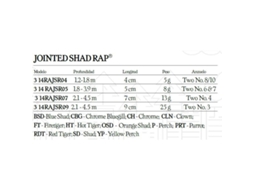 Rapala Jointed Shad Rap 90mm