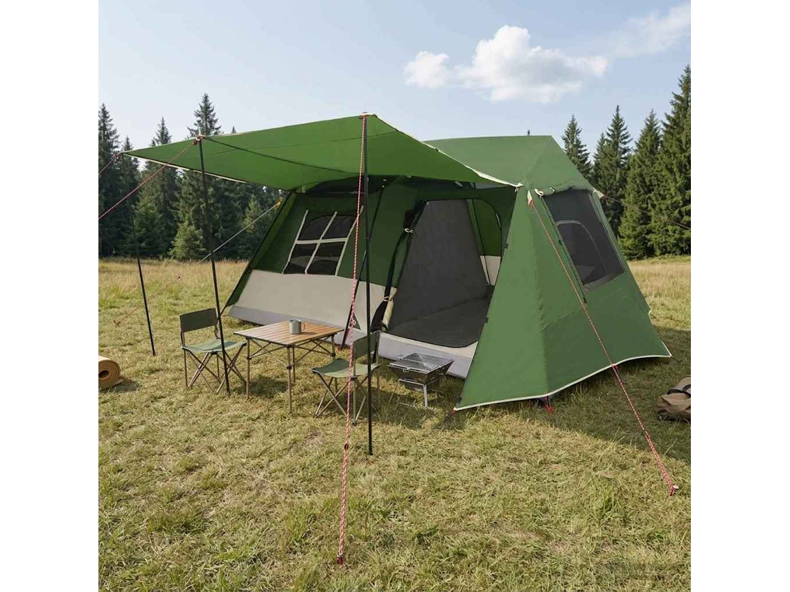 Vidaxl Tenda Túnel Verde 400 X 278 X 182 Cm