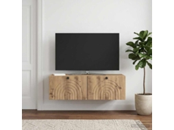 Vidaxl Gabinete De Tv De Parede 99 X 41 X 30 Cm Carvalho Arttisan