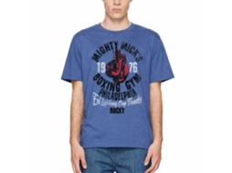 Rockinstone Rocky Movie Mick's Gym Heather Royal Adult T-shirt Size:s