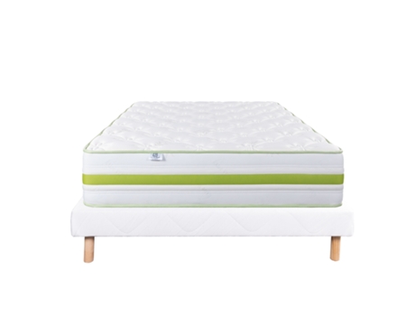 Pack Colchão LUXURY LITERIE Rêverie 140x190 cm + Sommier Eco