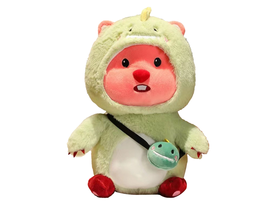 Primerox brinquedo de Pelúcia Macio Adorável Pelúcia Curta 30cm Amigo Intimo Verde