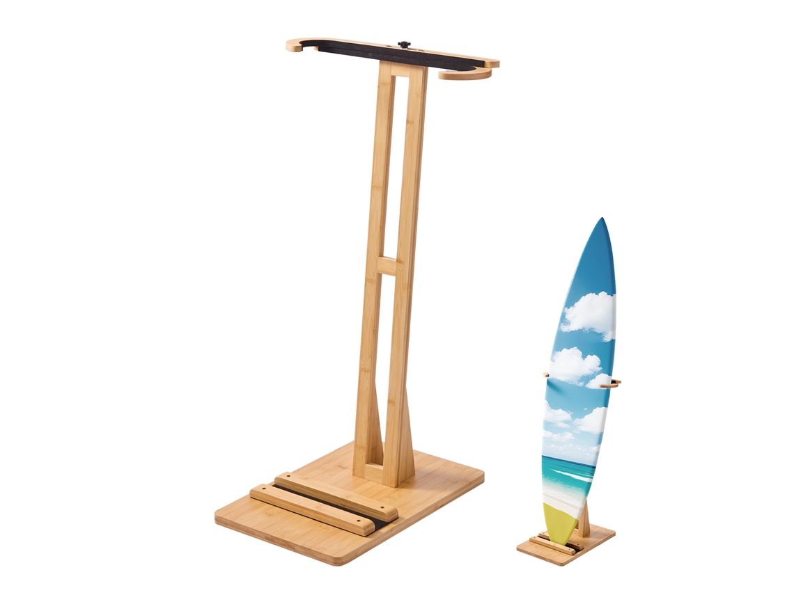 Suporte Vertical De Madeira Para Pranchas De Surf Ajustável De 370 A 665 Mm Vevor