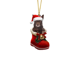 Meia de Natal Cartunizada para Decoração de Festa e Presente S/MARCA