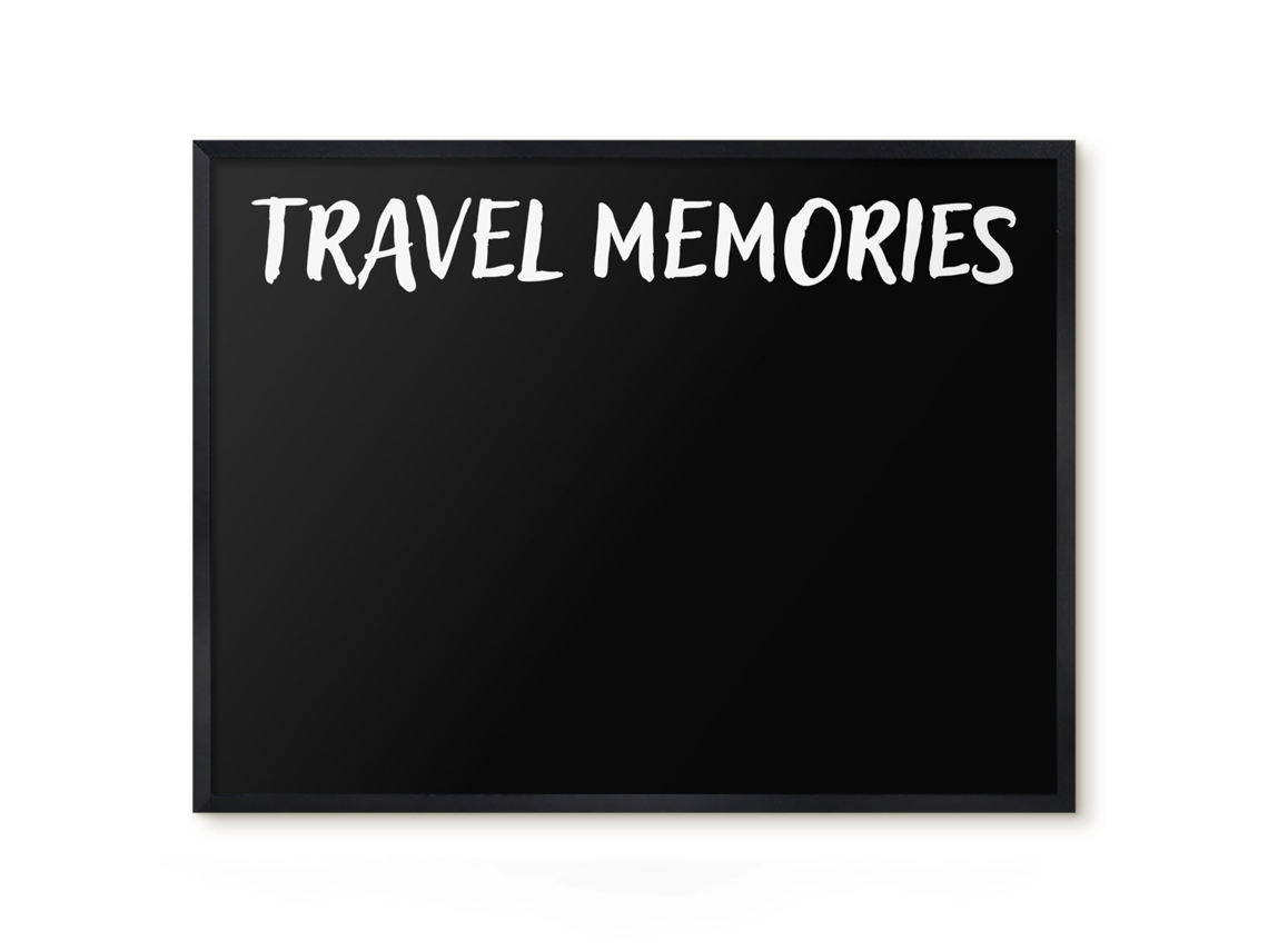 Magnetic Glass Board Travel Memories For The Hall Espelharte (80x60 Cm)