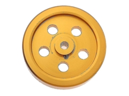 2026 acessório de Motor Stirling Volante Inercial Kit de Experimento Laboratorial Dourado Alumínio 65mm