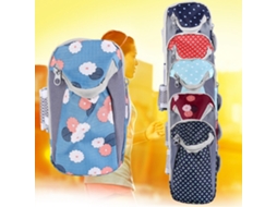 Bolsa de Pulso com Braçadeira Estilo Coreano Bolsa de Pulso Feminina com Braçadeira Flores Azuis e Cianos EOOCOO (portátil, Decoração de Combinação)