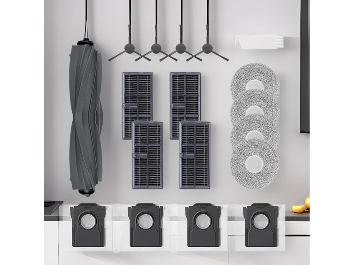 Kit Acessórios De Substituição Yuysan Para Dreame X30 Ultra/mova E30 Ultra/l10s Pro 17pcs