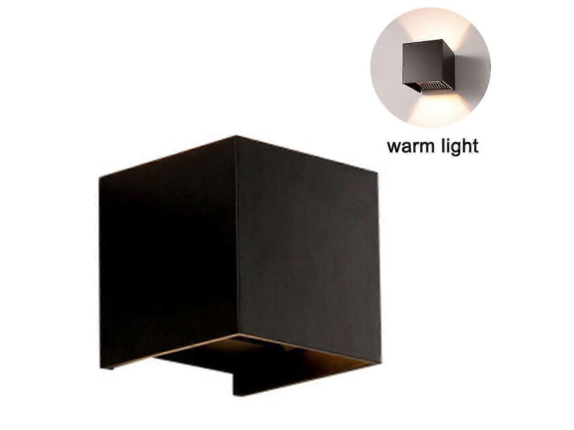 Aplique De Parede Led Exterior Com Sensor E Feixe Ajustável 12 W