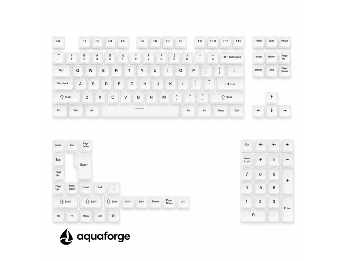 Conjunto De Teclas Para Teclado Mecânico Branco