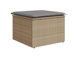 Garden Stool, Garden Stools Vidaxl Bege Rattan / Vime (n/a)