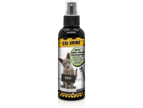 Spray de urina CSI Chat/chaton 150ml Elimina odores, controla odores, microrganismos Enzimas naturais CSI Urine