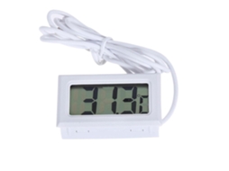 Termômetro para Eau Mini Et Hygromètre Numérique Lcd com Cabo de 1 M, Capteur Étanche Aquarium SFUSHOS