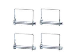 Pin de Bloqueio de Eje Galvanizado 3/8" 4pcs para Remolques Jardim Agricultura