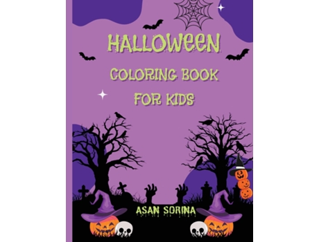 Livro Halloween Coloring BookFor Kids Ages 6-12 de ASAN SORINA (Inglês)