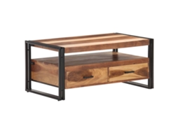 Vidaxl Mesa De Centro 100x55x45 Cm Madeira De Acácia Maciça