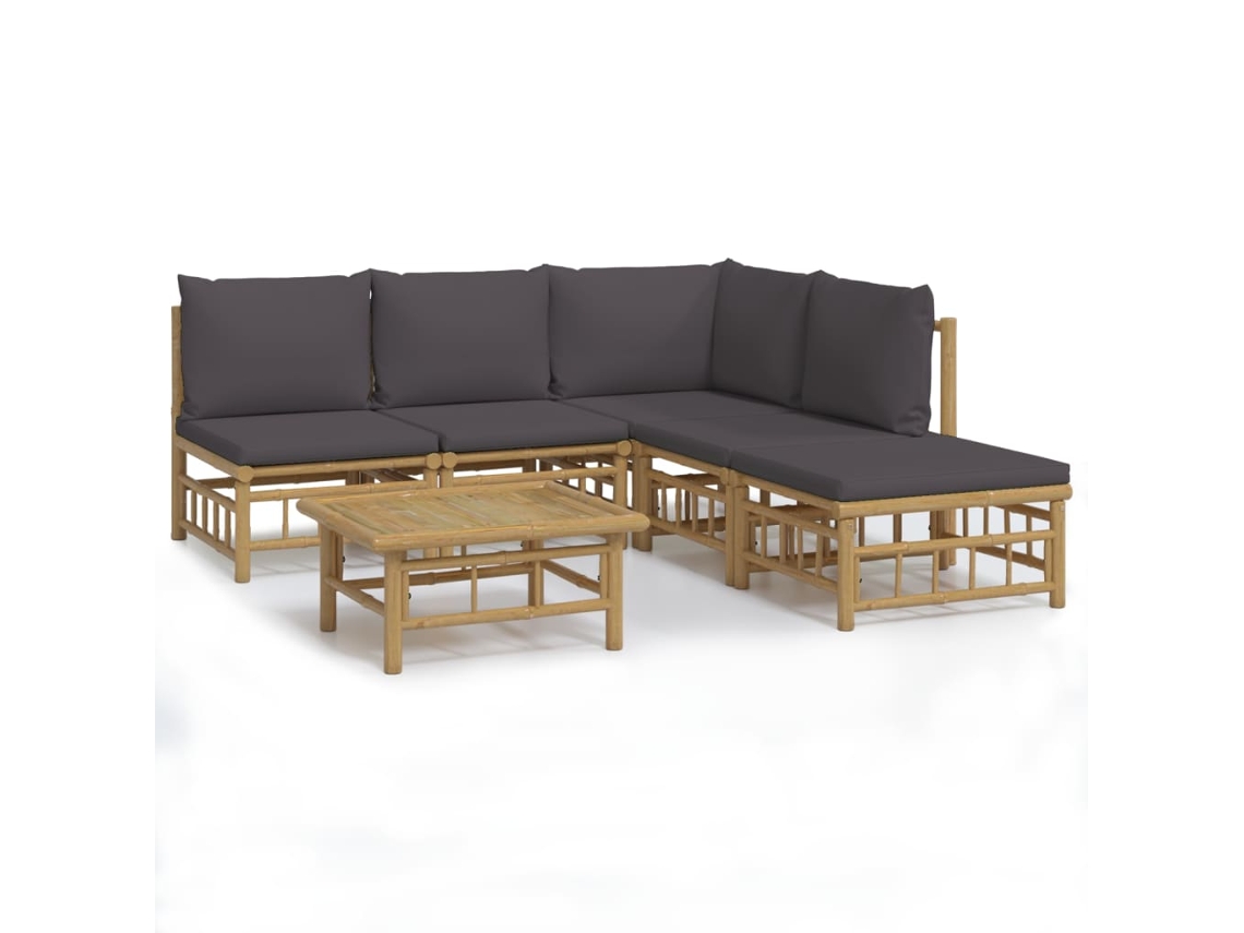 Garden Lounge Set, Garden Lounge Sets Vidaxl Marrom Bambu (n/a)