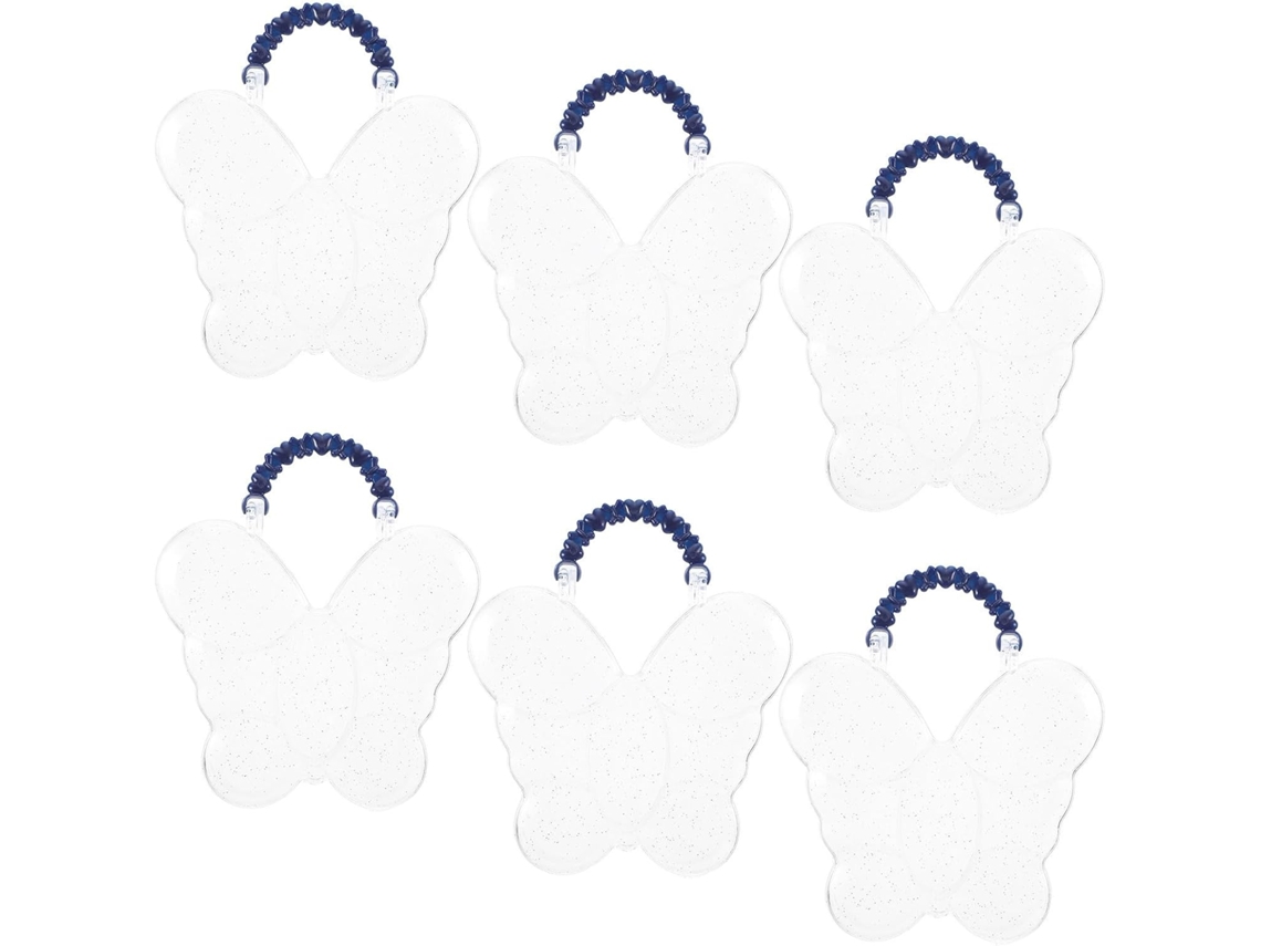Conjunto De 6 Sacolas De Tecido Ps Com Superfície Lisa E Fácil De Limpar, Ideais Para Festas.