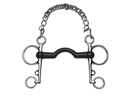 Broca Pelham Sólida com Porta de Borracha 140 Mm Prateado 115 Mmfeeling