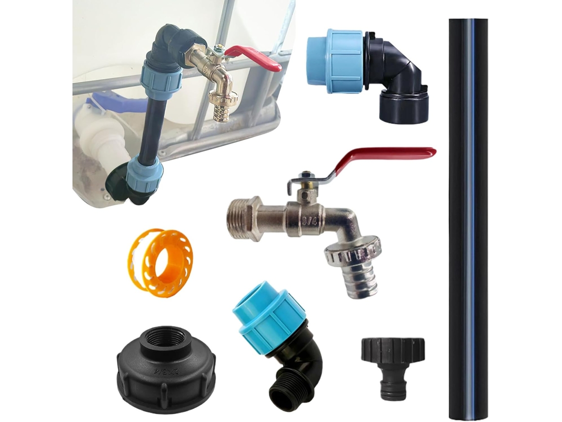 Adaptador Para Tanque De Armazenamento, Conector Rápido, Válvula