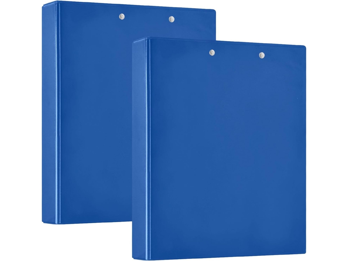 Pastas De Argolas 3, 8cm 1, 5 Polegadas, Azul Cobalto, 200 Folhas, Pastas Fofas Cadernos, Pasta De Receitas Com