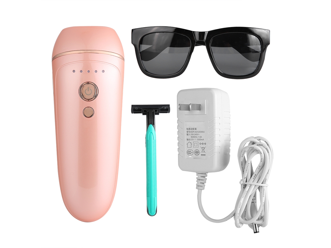 Epilador Ipl Laser Eliminador Pelo Oro Rosa