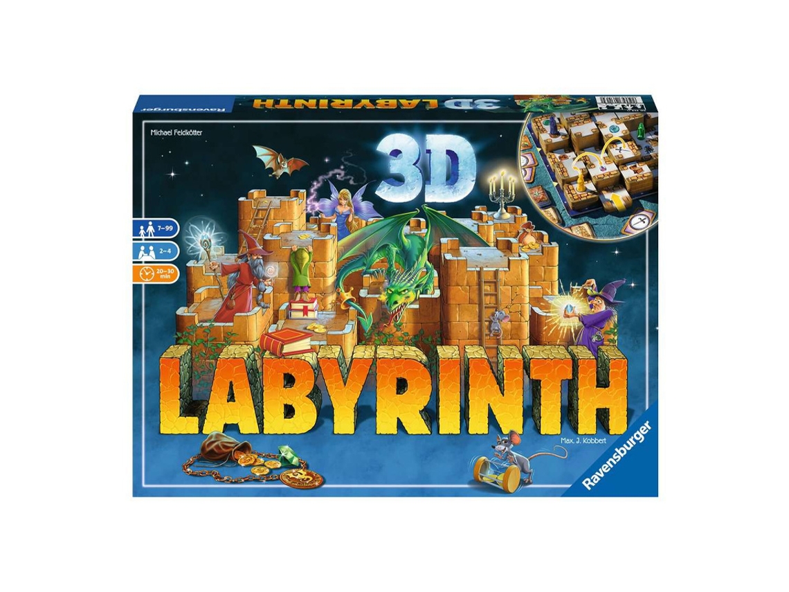 Jogo 3D Labirinto RAVENSBURGER (Idade Mínima: 7)