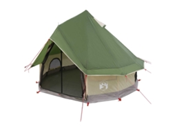 Conjunto 1 Barraca Tipi Vidaxl Verde Poliéster (250 X 250 Cm)