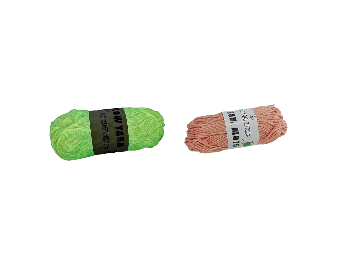 Lurelia Fio Tricô Macio Poliéster 50g 3 Cm Colorido Para Crochê
