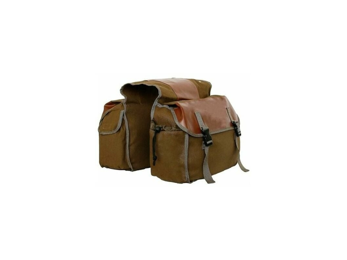 Lurelia Bolsa De Bicicleta Retrô Com Suporte Para Bagagem, Bolsa De Assento Traseiro Duplo Para Bicicleta E Motocicleta