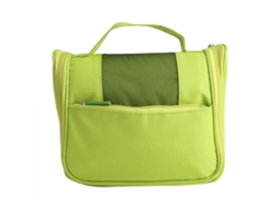 VYLARA Bolsa de maquiagem dobrável à prova d'água Safebet, organizadora de banheiro, verde