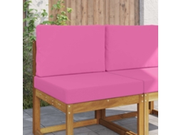 Vidaxl Almofada Para Sofá Externo Poliéster Rosa 60 X 60 Cm