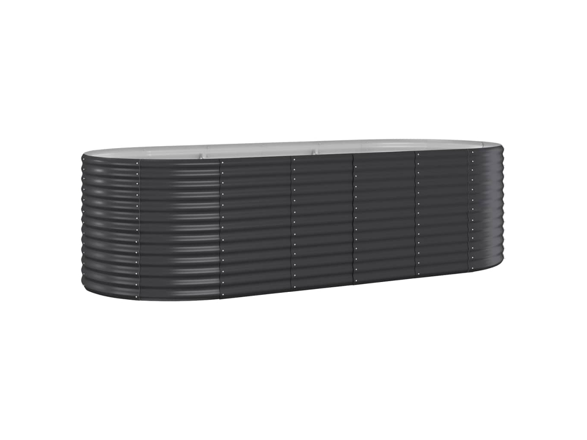 Garden Raised Bed, Garden Raised Beds Vidaxl Antracite Aço (249 X 100 X 68 Cm)