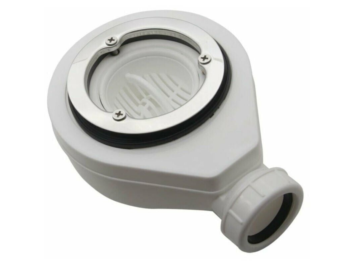 71800209 Ralo de Piso de Plástico Anti odor para Banheiro, Ralo de Piso para Lavatório AQUAFORGE
