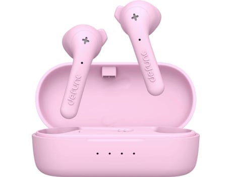 Auriculares Bluetooth True Wireless DEFUNC True Music (In Ear - Microfone - Rosa)