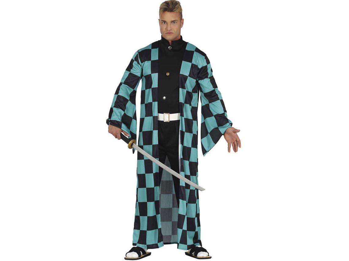 Fato de Homem GUIRCA Espadachim De Anime Demon Slayer (L)