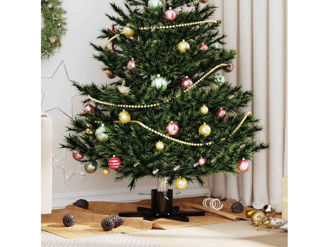 Vidaxl Suporte Para Árvore De Natal Preto 50 X 50 X 15,5 Cm Aço