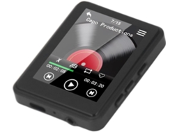 Leitor Mp3/Mp4 YIZHOOD T7 2.4Inch Sem Cartão de Memória Preto