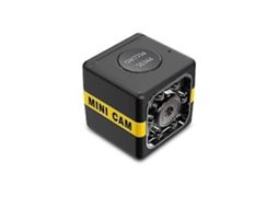 Minicâmera espiã sem fio Bestvite HD 1080P com visão noturna e detecção de movimento (preta)