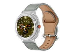 Pulseira De Couro Com Fivela Clássica Para Samsung Galaxy Watch8 / Watch8 Classic