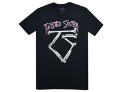 Twisted Sister Bone Logo T-shirt Unisex Adults Size:m