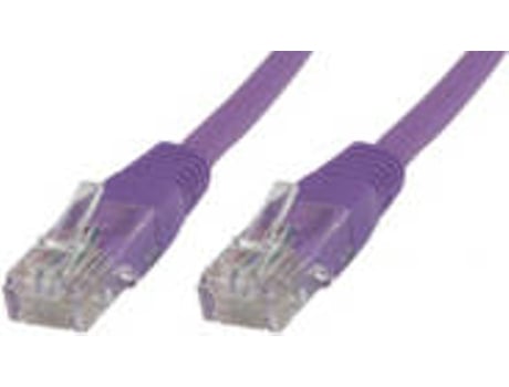 Cabo de Rede MICROCONNECT (RJ45 - 20 cm - Roxo)