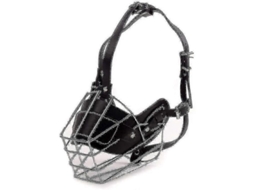 Bocina De Acero Resistente Para Perros Grandes Bull Terrier Anti Mordedura Anti Ladrido Ajustable M