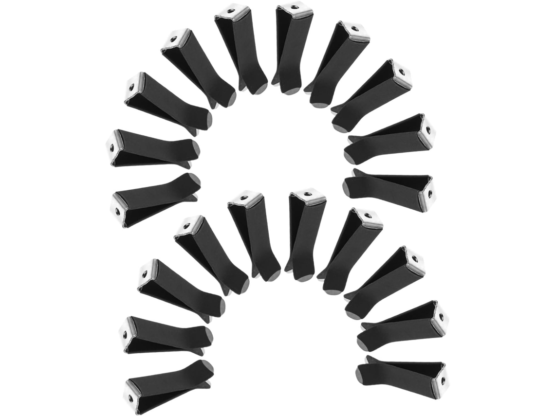 Lifkome 100 Peças De Presilhas Para Difusor Ar Automotivo, Metal Preto, Peças De Reposição Para Difusor Ar Automotivo