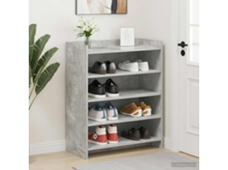 Vidaxl Armário De Sapatos Cinzento Cimento 73,5 X 36 X 92 Cm