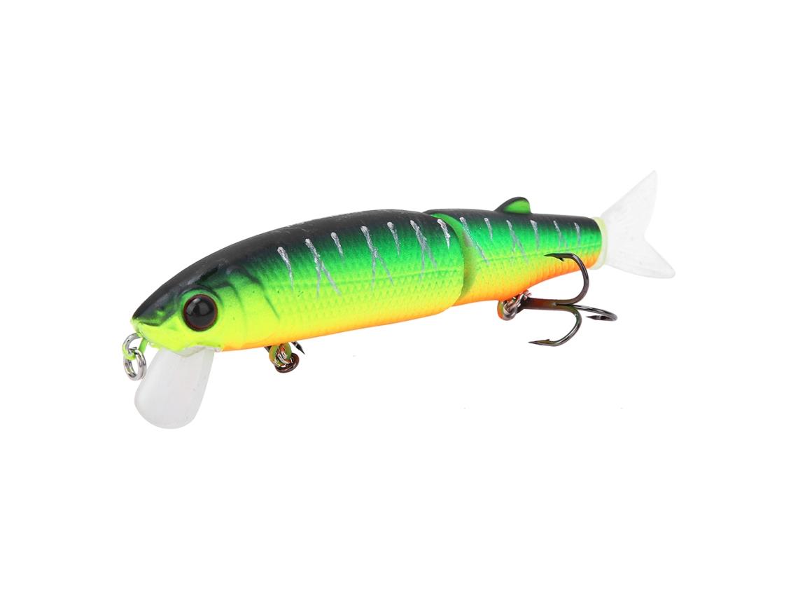 Lure (suspending Long Casting, Two-section Soft Tail) Lure Two-section Minnow Soft Tail Suspending Long Casting Minnow Multi-section Bait (11cm14g) 1