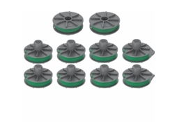 Pacote com 10 Unidades, Carretel de Fio: Carretel para Aparador Turbo/aparador de Bordas, Código 9811 Vert AQUAFORGE (5309 20)